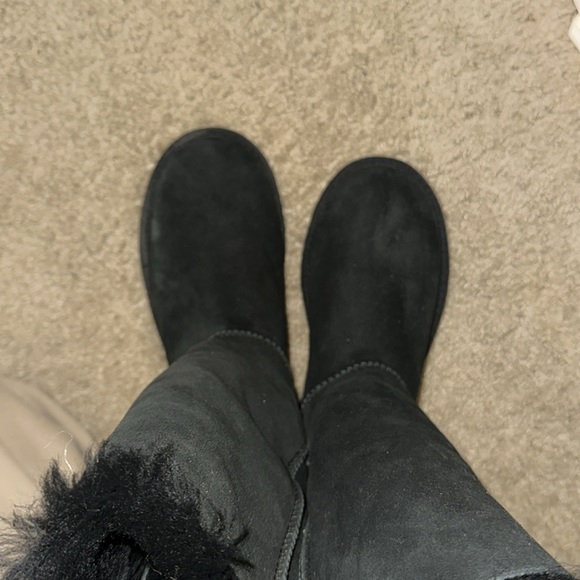 Bailey Suede Button Triplet Tall Boots - Picture 6 of 8